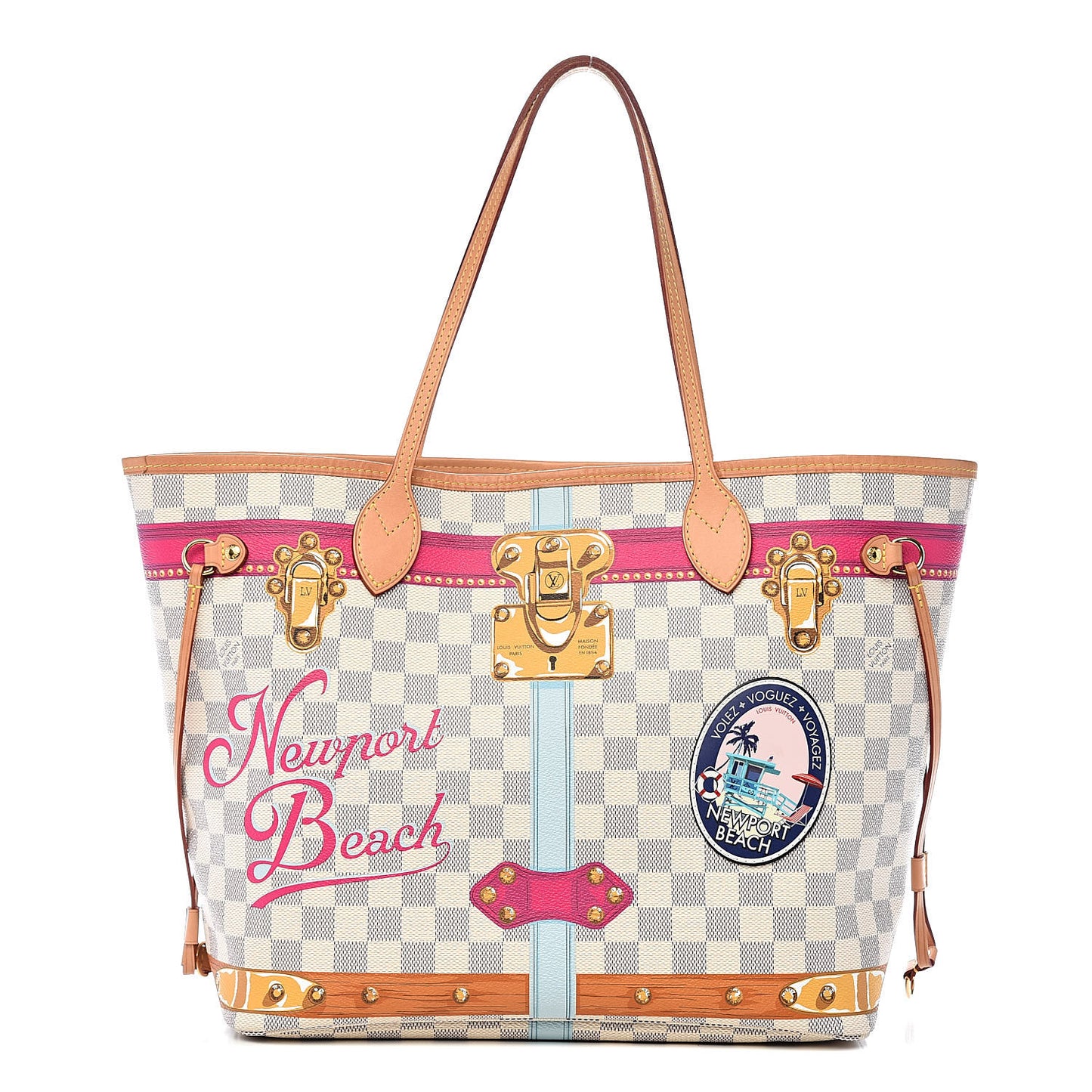 Damier Azur Summer Trunks Newport Beach Neo Neverfull MM