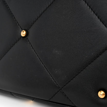 Valentino Garavani Nappa Roman Stud The Handle Bag Black 11 of 12