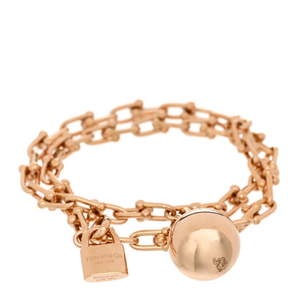 Tiffany 18K Rose Gold HardWear Wrap Bracelet 1 of 3