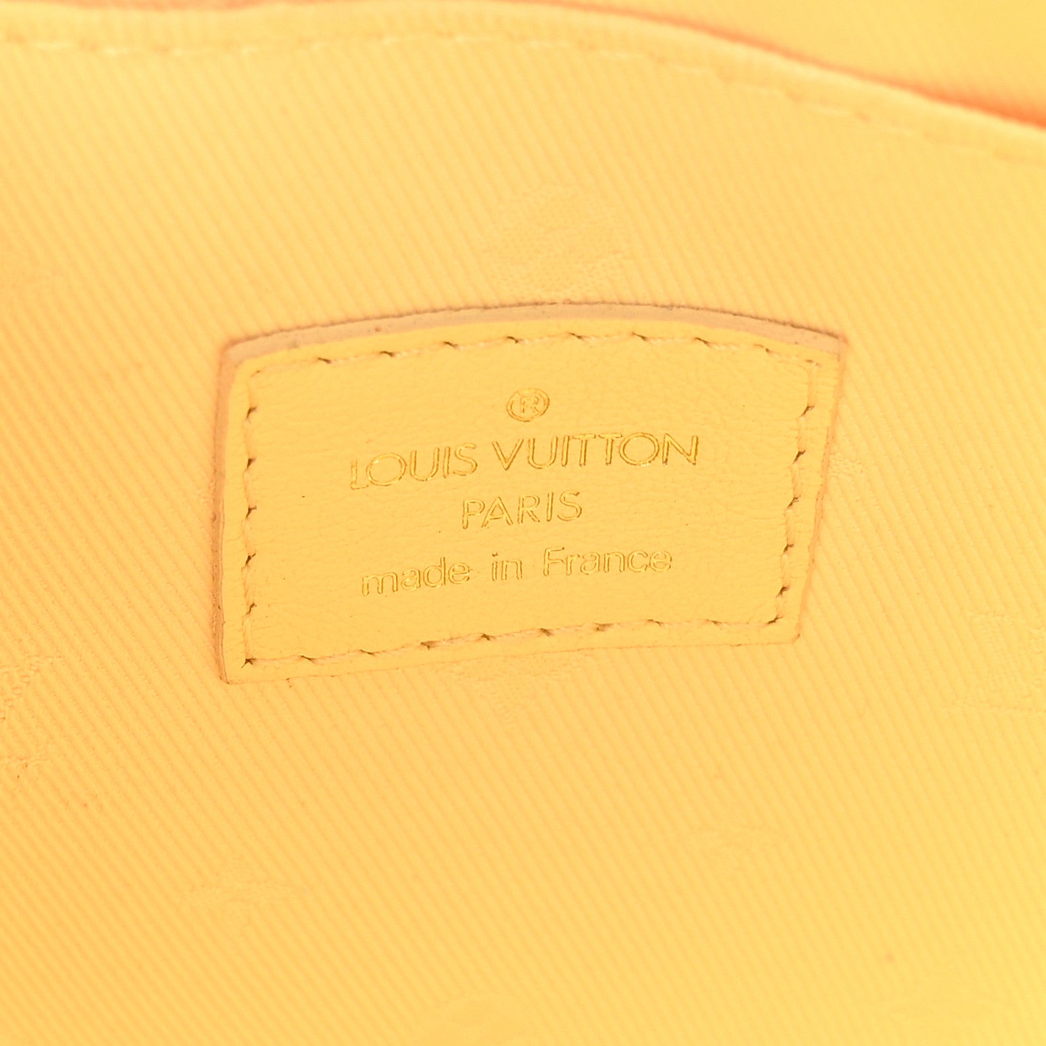 Louis Vuitton Calfskin Bubblegram Over The Moon Banana 6 of 10