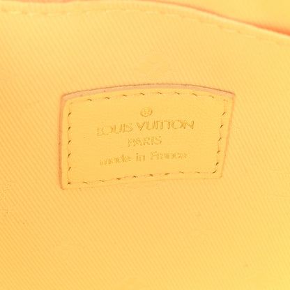 Louis Vuitton Calfskin Bubblegram Over The Moon Banana 6 of 10