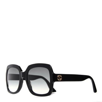 Gucci Oversized Square GG0036S Sunglasses Black 1 of 7