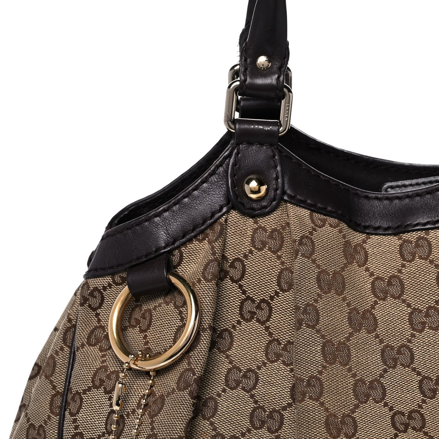 Monogram Medium Sukey Tote Dark Brown