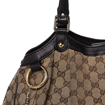 Gucci Monogram Medium Sukey Tote Dark Brown 7 of 16