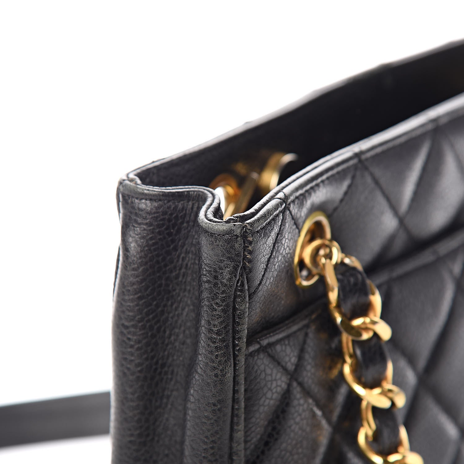 Chanel Caviar Quilted Shoulder Bag Black 10 of 15