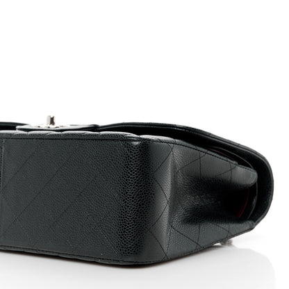Chanel Caviar Quilted Jumbo Double Flap Black 11 of 11