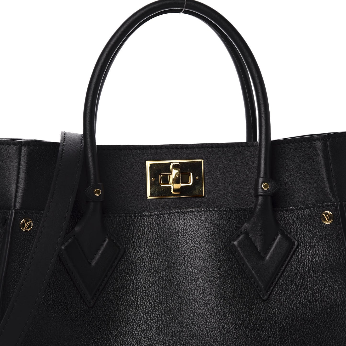 Calfskin Monogram Tufting On My Side Black