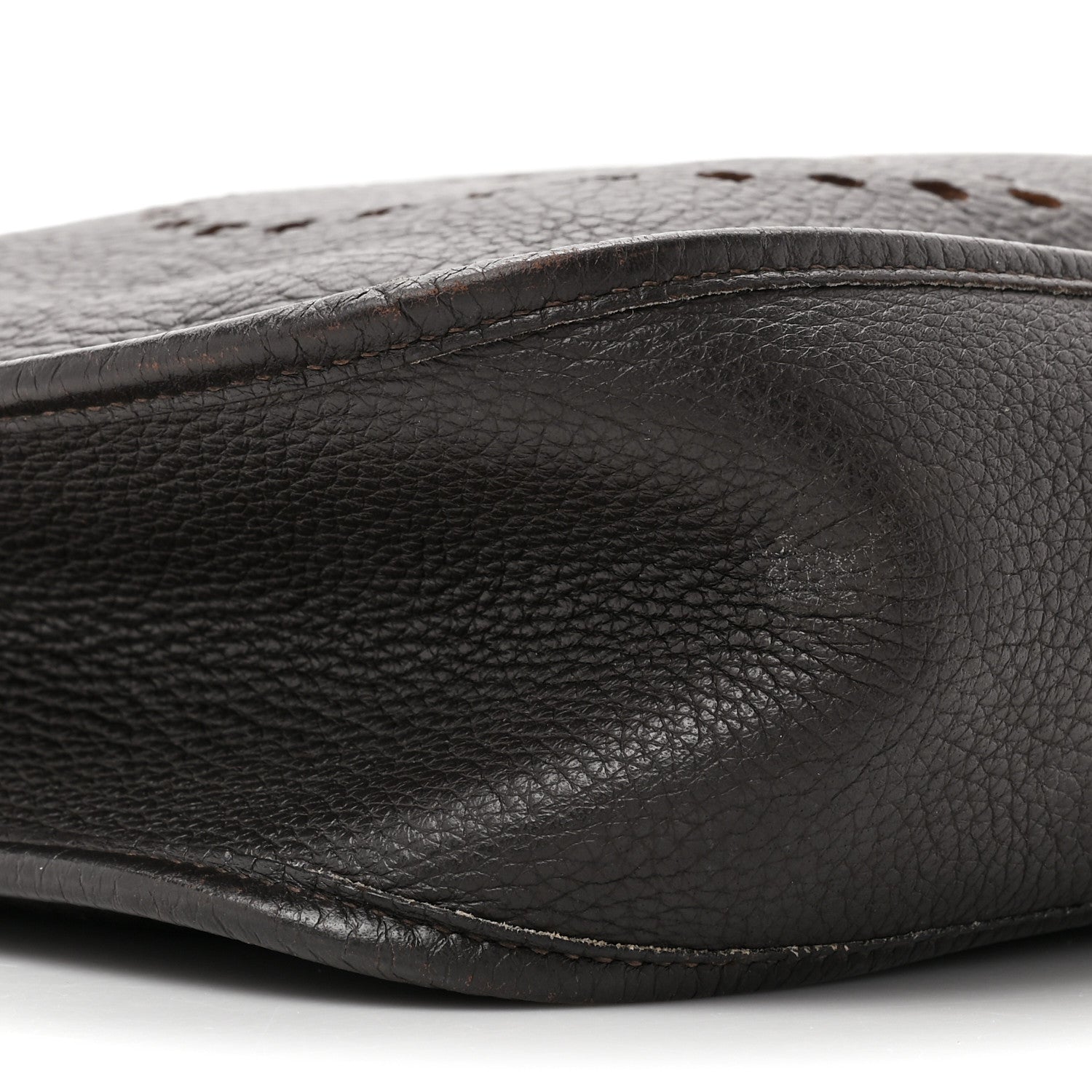 Hermes Taurillon Clemence Evelyne GM Chocolate 9 of 15