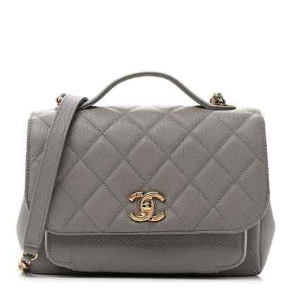 Chanel Caviar Quilted Medium Business Affinity Flap Grey 1 of 9