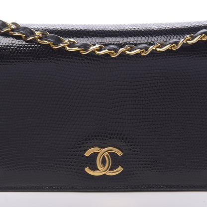 Chanel Lizard Mini Single Flap Black 13 of 14