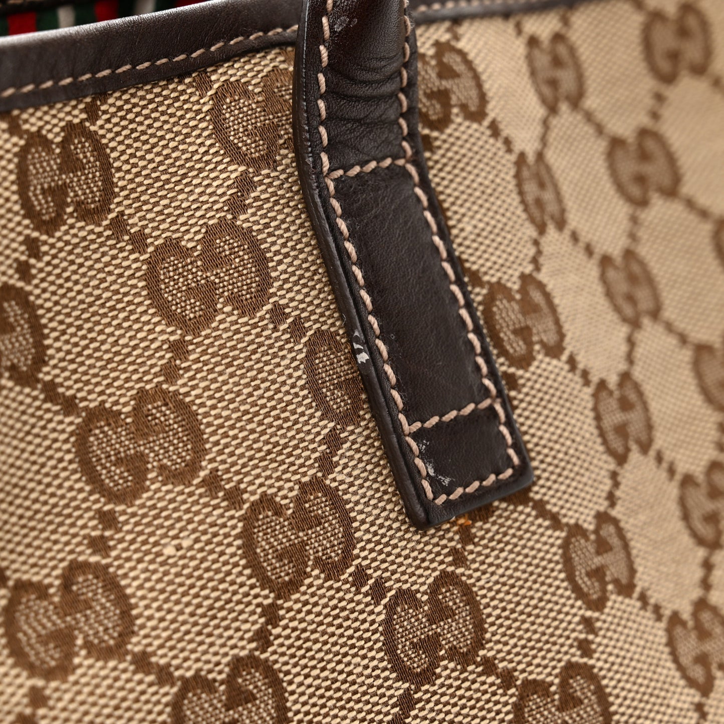 Monogram Medium New Britt Tote Brown