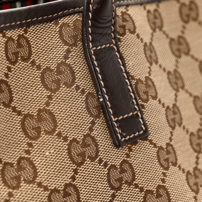 Gucci Monogram Medium New Britt Tote Brown 12 of 15