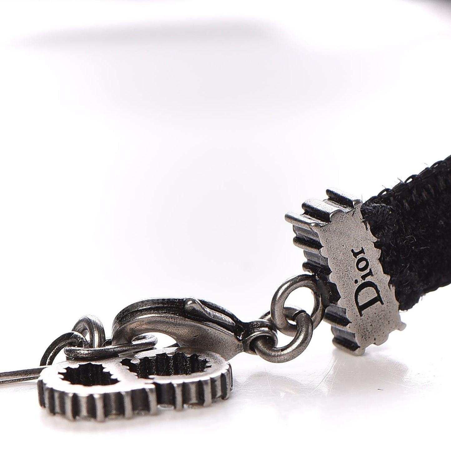 Velvet Crystal DIOR Choker Necklace Black