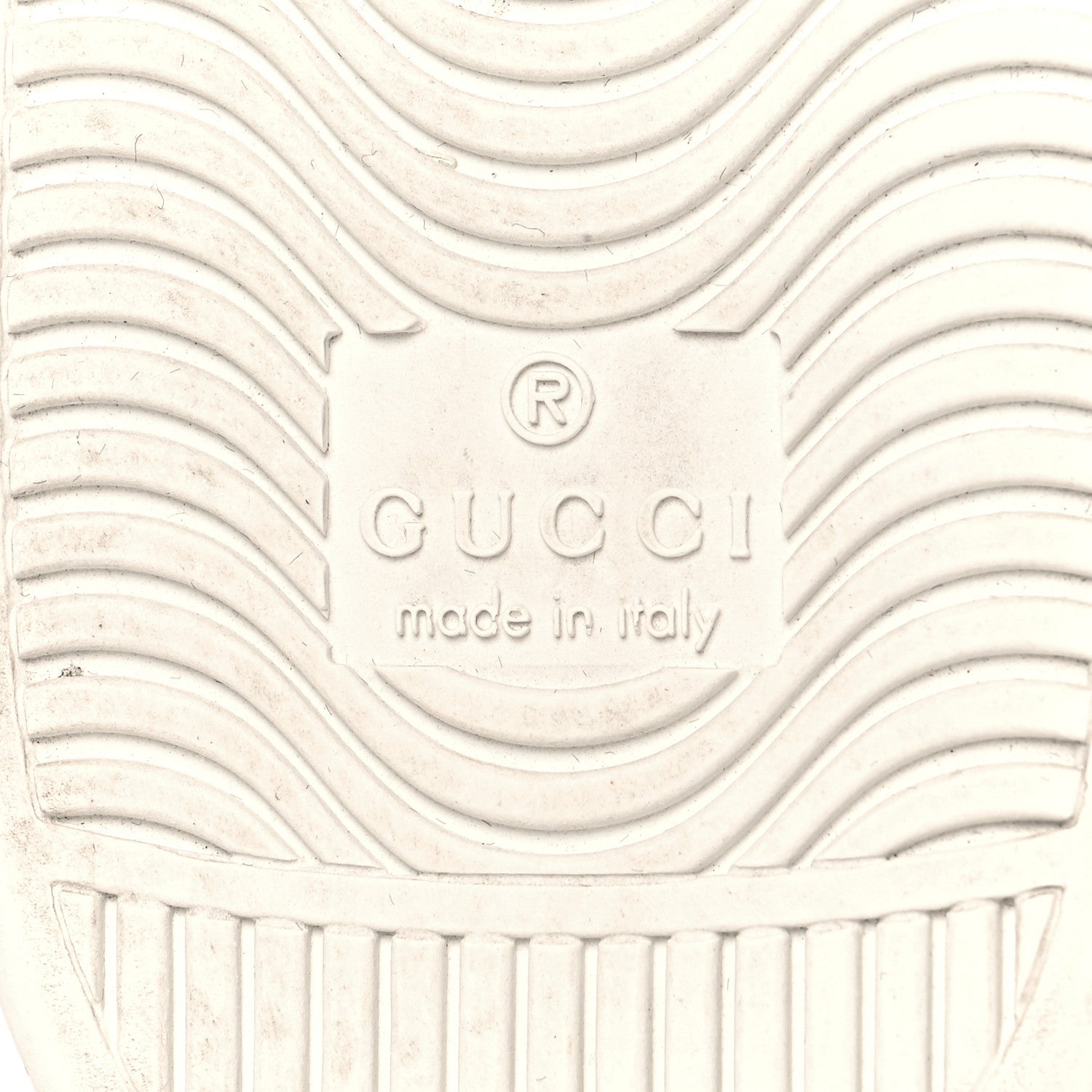 Gucci Calfskin Interlocking G Perforated Womens Ace Sneakers 38.5 White Grey Sky 8 of 10