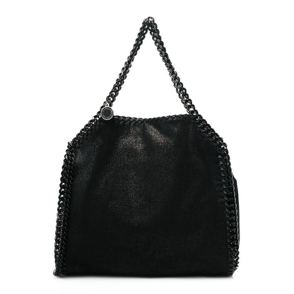 Stella McCartney Shaggy Deer Mini Falabella Fold Over Tote Black 1 of 10