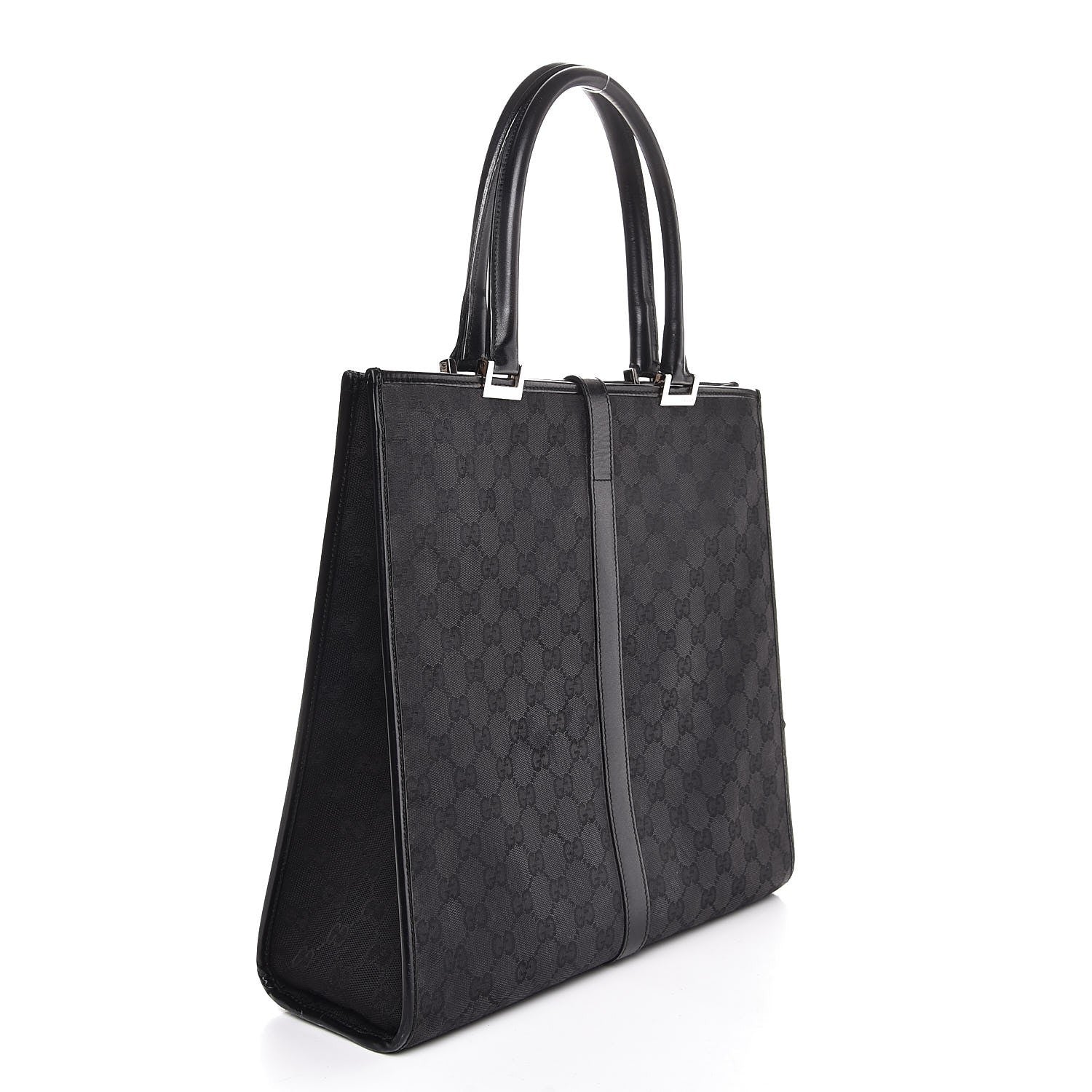 Gucci Monogram Bardot Bag Black 3 of 8