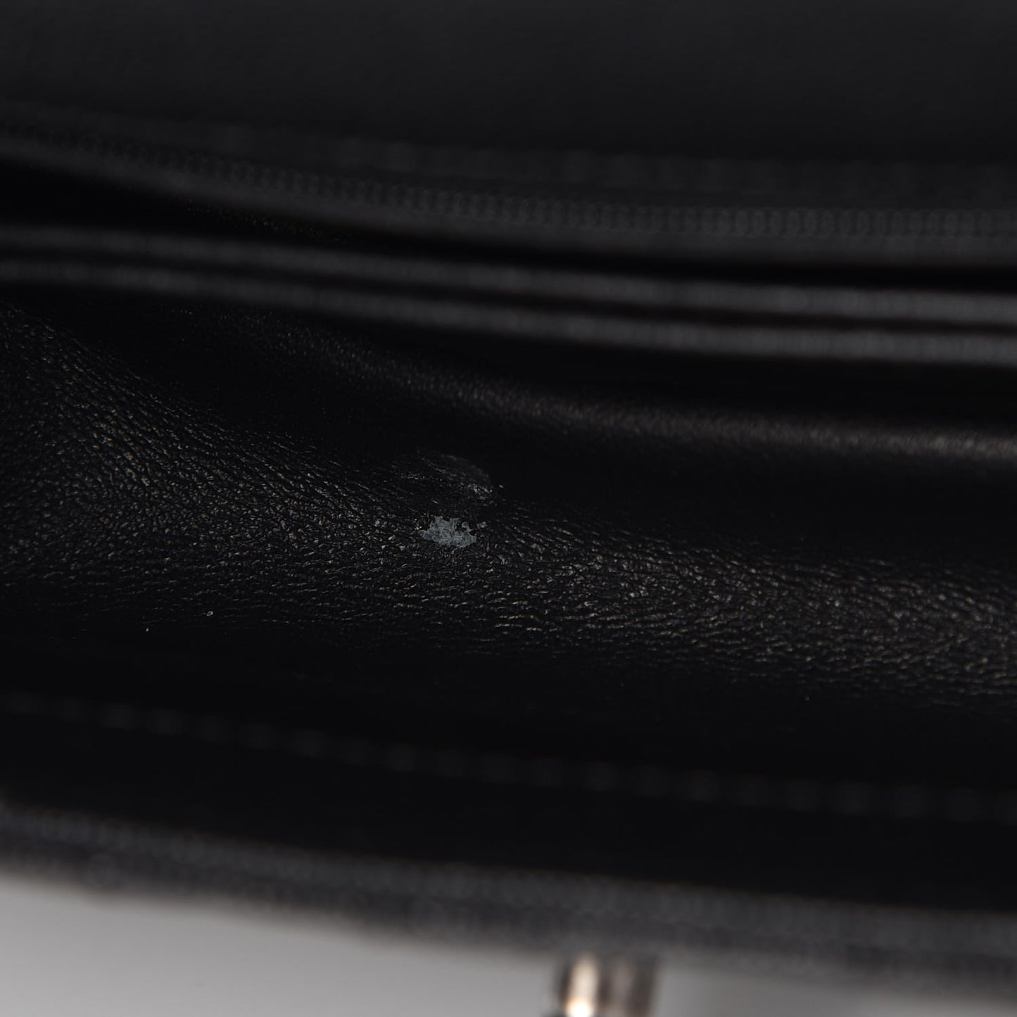 Caviar Lizard Quilted Mini Coco Handle Flap Black