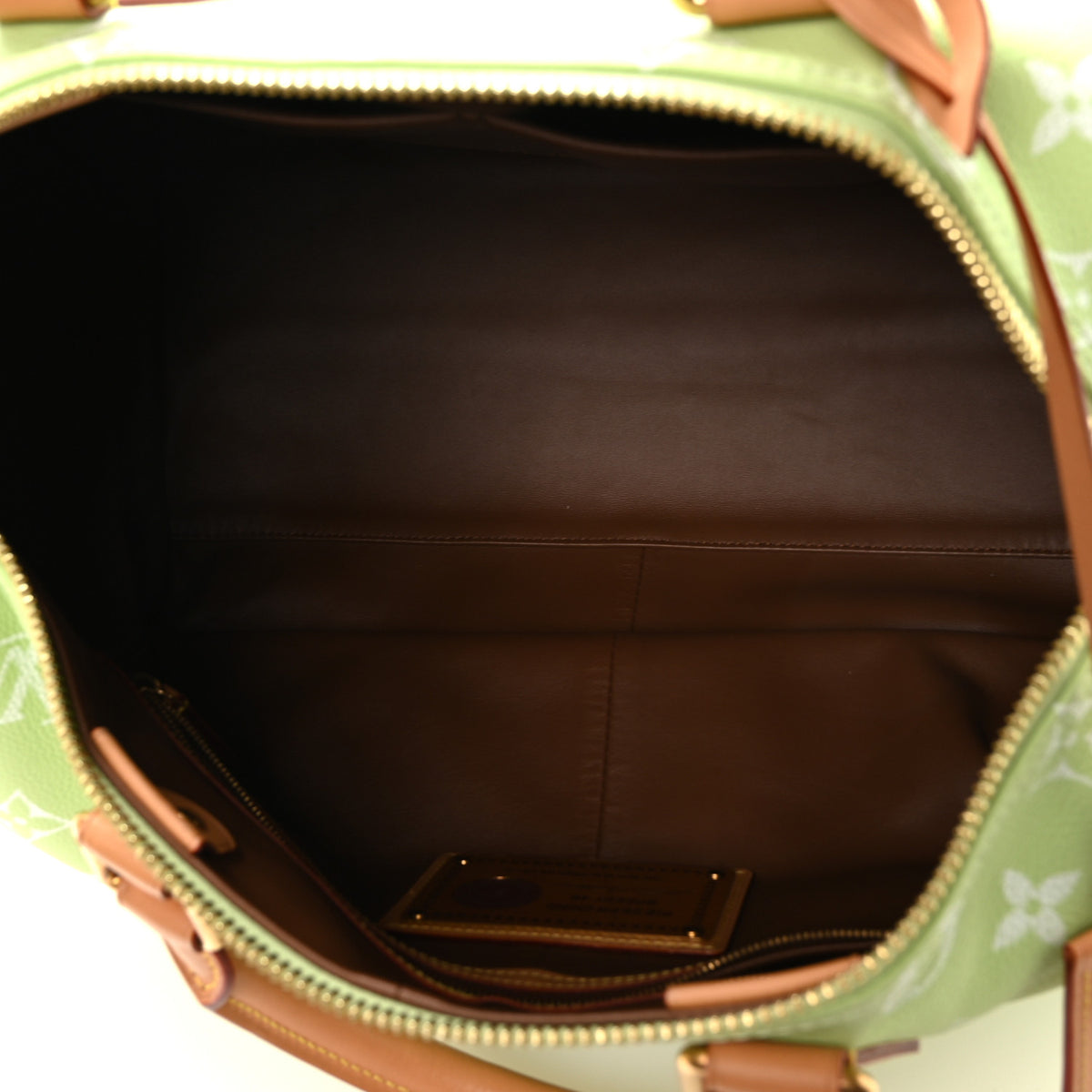 Louis Vuitton Calfskin Monogram Speedy P9 Bandouliere 40 Frozen Lime 5 of 11