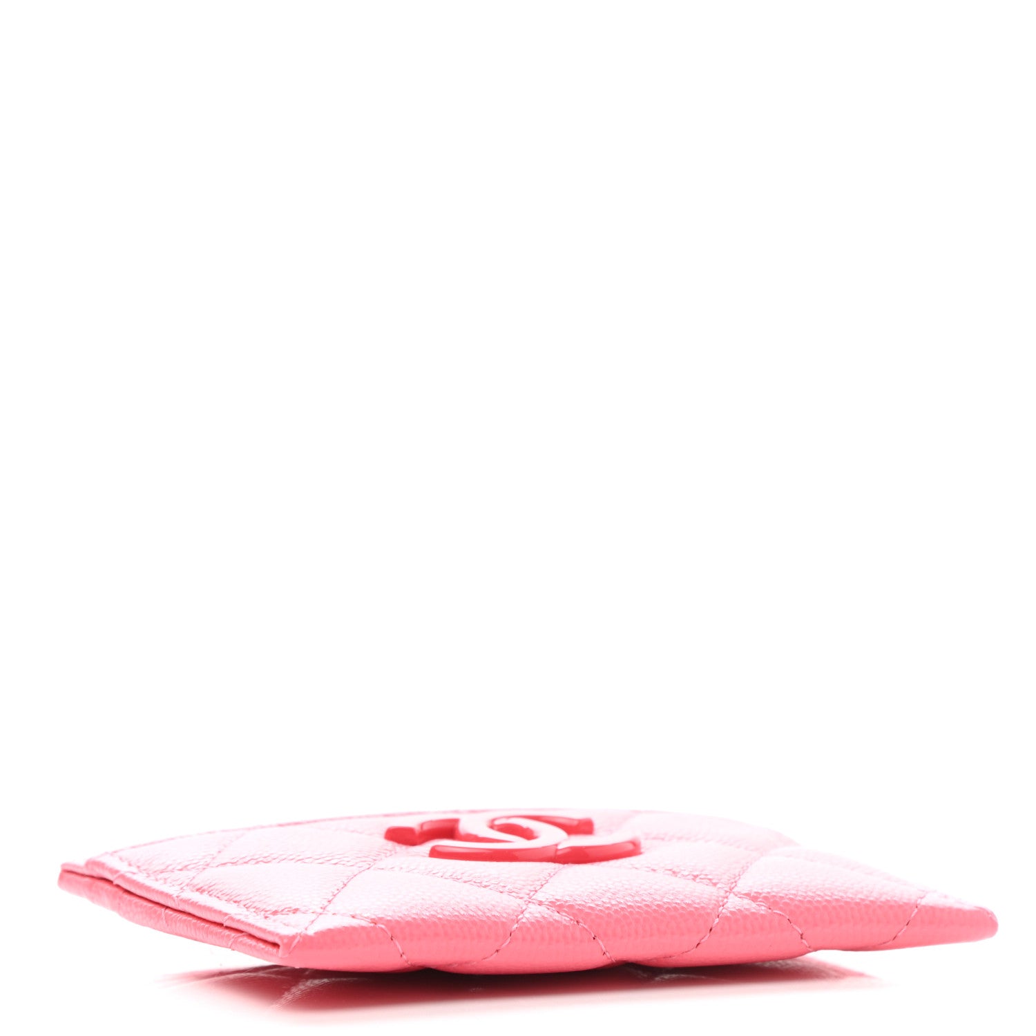 Chanel Caviar Quilted My Everything Card Holder Coral 4 of 9