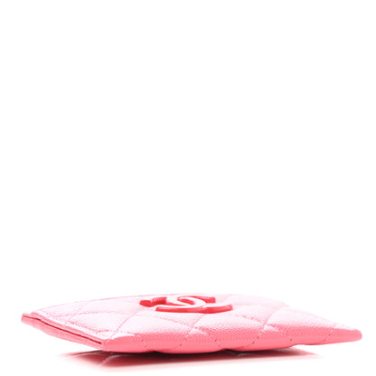 Chanel Caviar Quilted My Everything Card Holder Coral 4 of 9