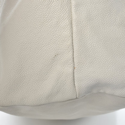 Chanel Distressed Caviar XL Coco Cabas White 16 of 16