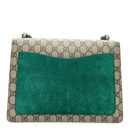 Gucci GG Supreme Monogram Embroidered Medium Dionysus Shoulder Bag Emerald 11 of 13