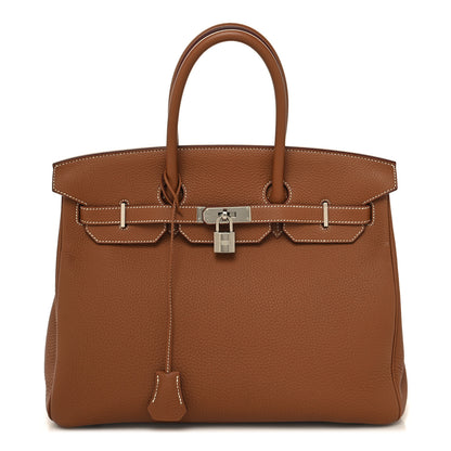 Hermes Togo Birkin 35 Gold 1 of 13