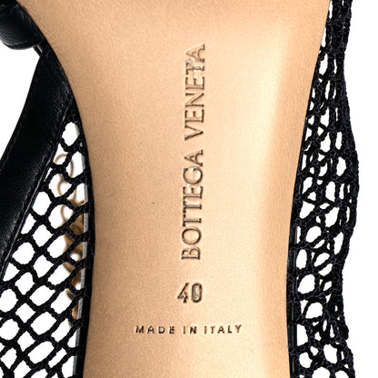 Bottega Veneta Mesh Nappa Chunky Chain Sandals 40 Black 7 of 7