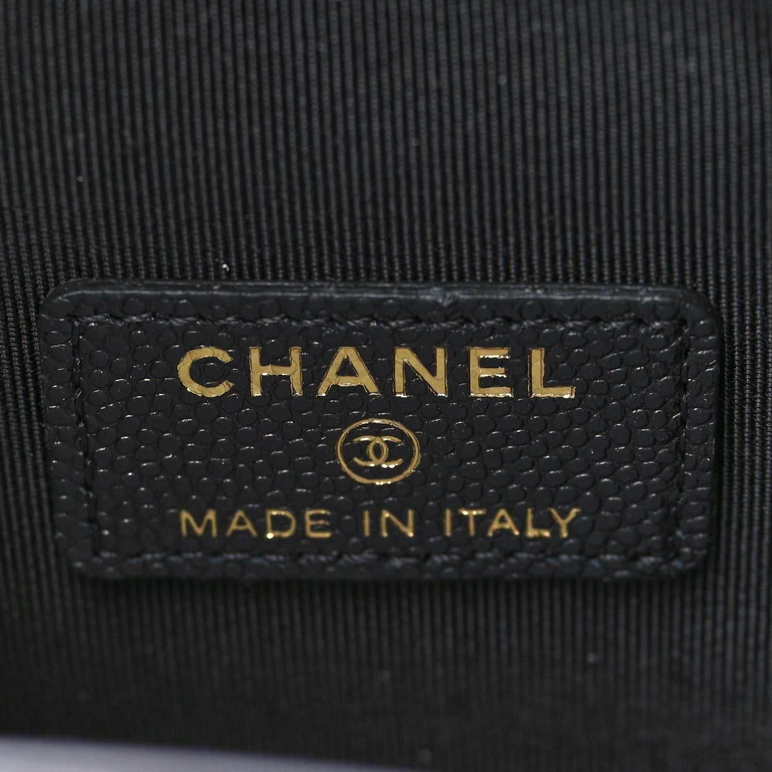 Chanel Caviar Quilted Mini Pearl On Top Vanity Case With Chain Black 6 of 10