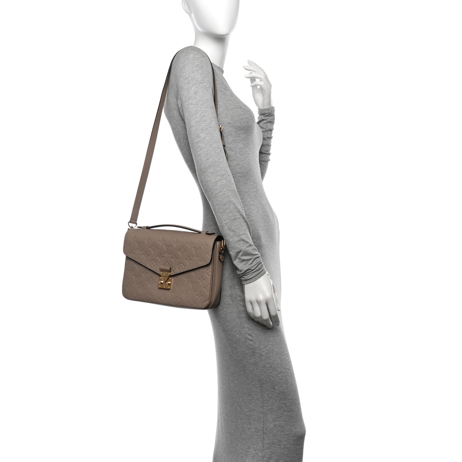 Louis Vuitton Empreinte Pochette Metis Tourterelle 2 of 9