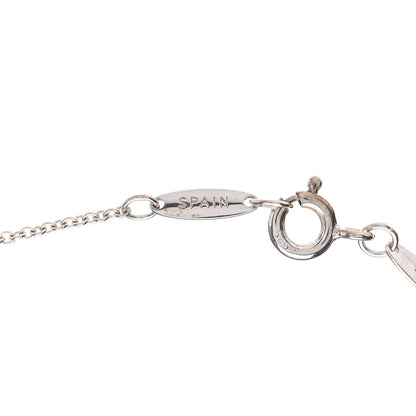 Tiffany Sterling Silver Diamond .05ct Elsa Peretti Diamonds by the Yard Pendant Necklace 9 of 9