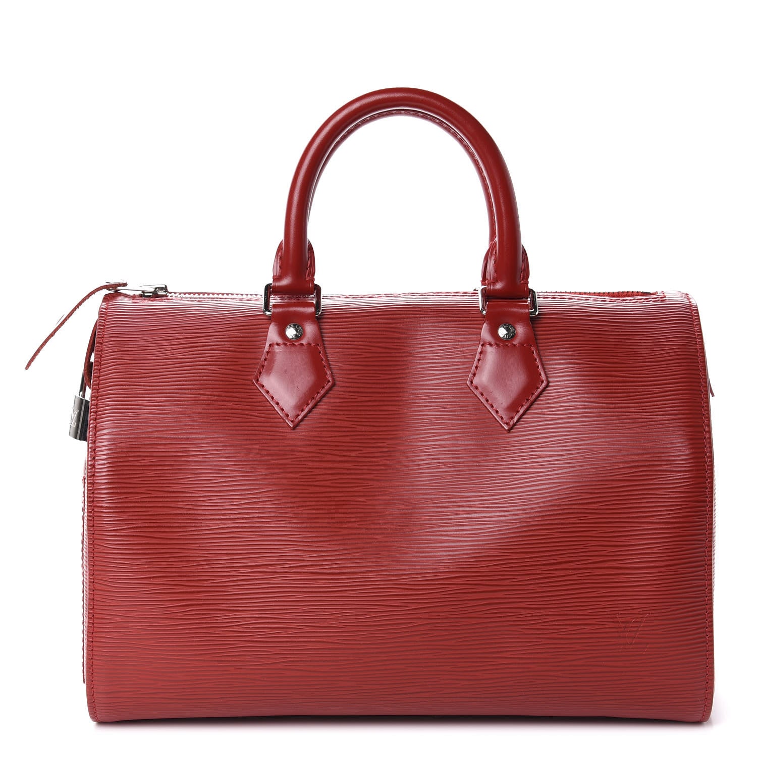 Louis Vuitton Epi Speedy 25 Castillan Red 1 of 9
