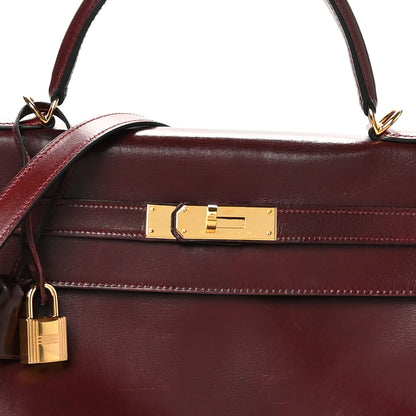 Hermes Box Kelly Retourne 32 Rouge H 8 of 13