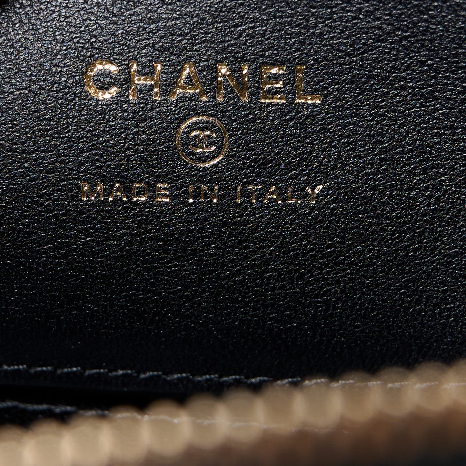 Chanel Lambskin Quilted Small Top Handle Vanity Case With Chain Black 6 of 13