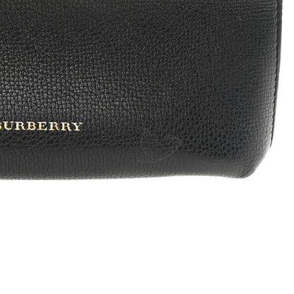 Burberry Derby Calfskin House Check Baby Banner Tote Black 18 of 19