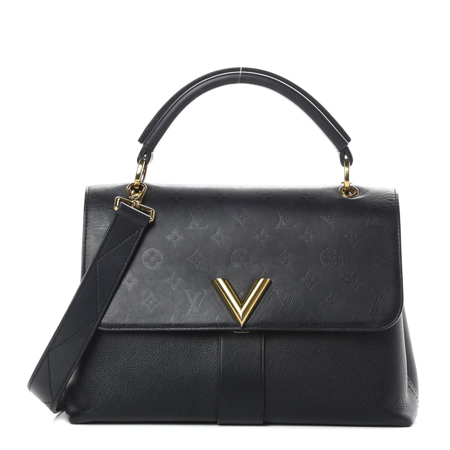 Calfskin Monogram Very One Handle Black