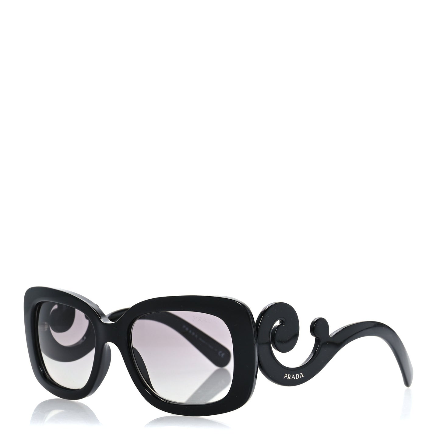 Acetate Baroque Sunglasses SPR 27O Black
