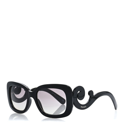 Prada Acetate Baroque Sunglasses SPR 27O Black 1 of 10