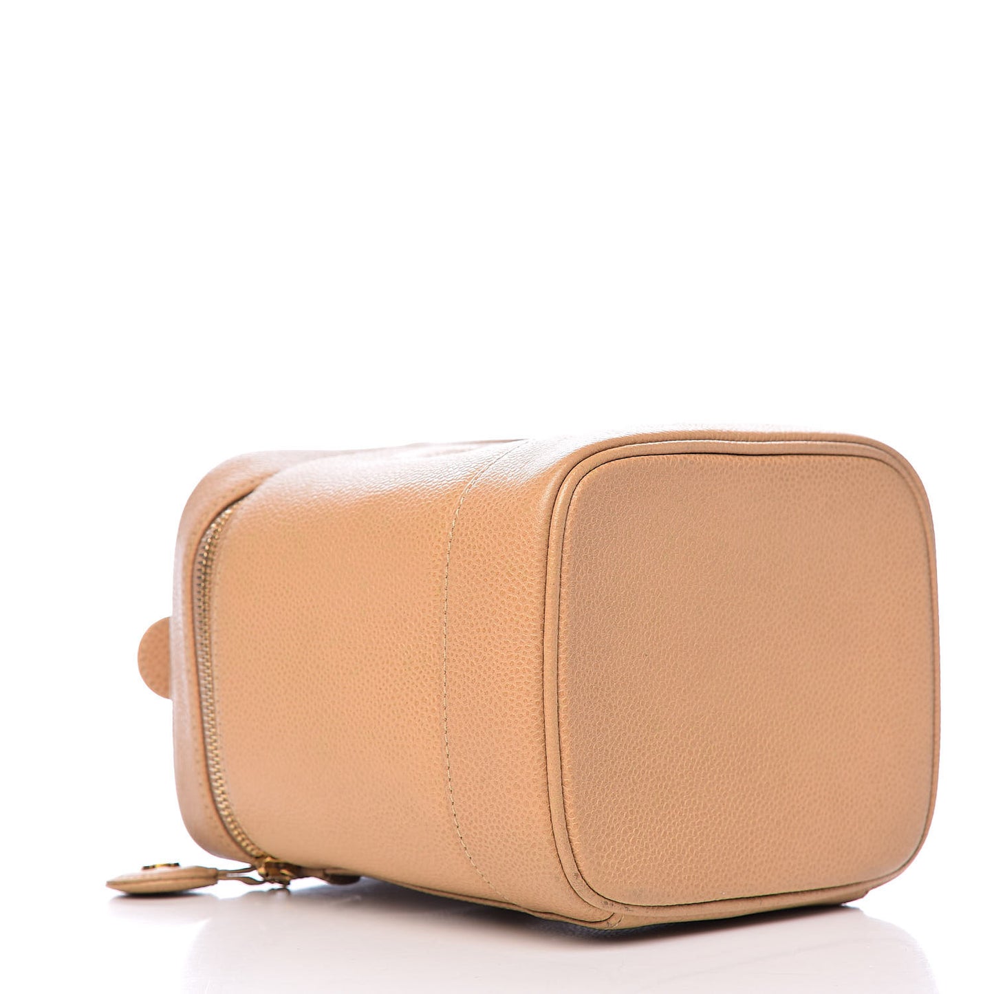 Caviar Cosmetic Vanity Bag Beige