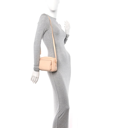 Burberry Grained Calfskin Small Camera Bag Peach Pink 2 of 9