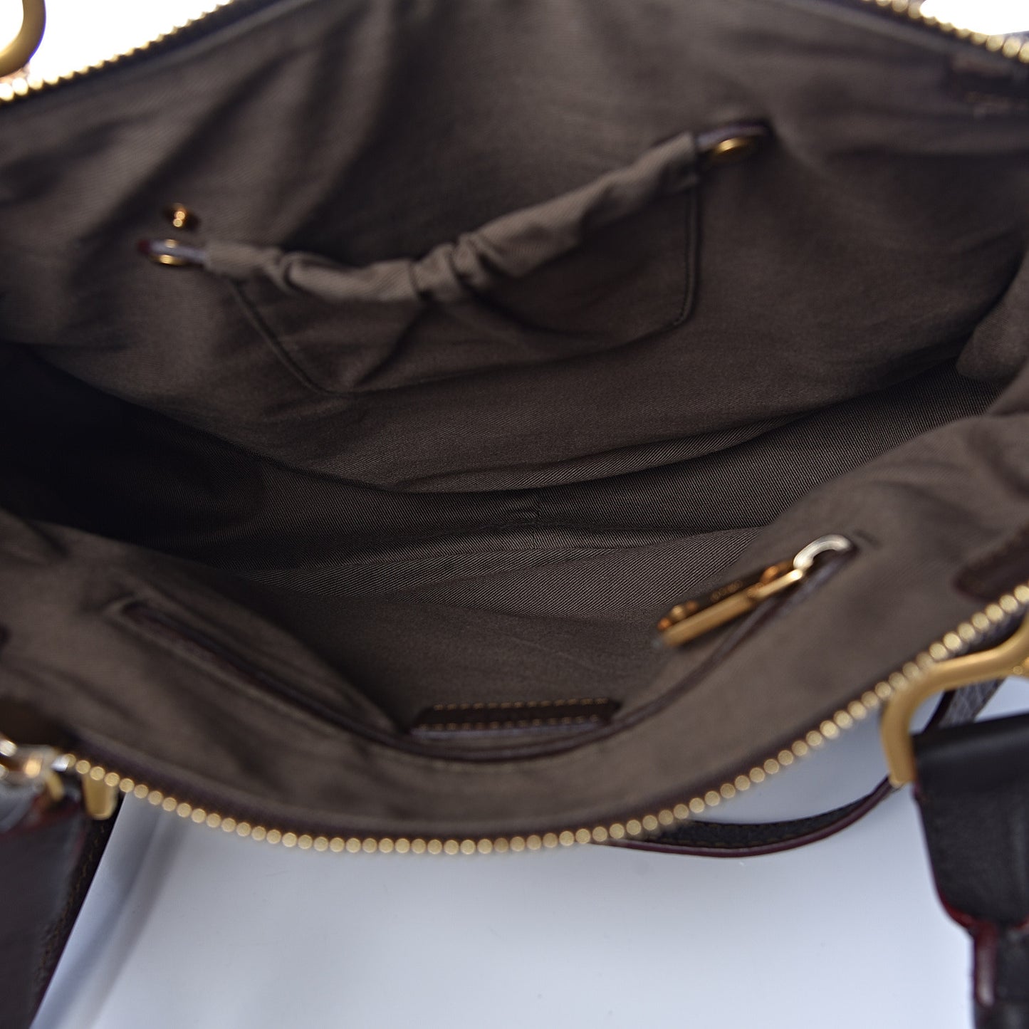 Calfskin Medium Marcie Satchel Truffle