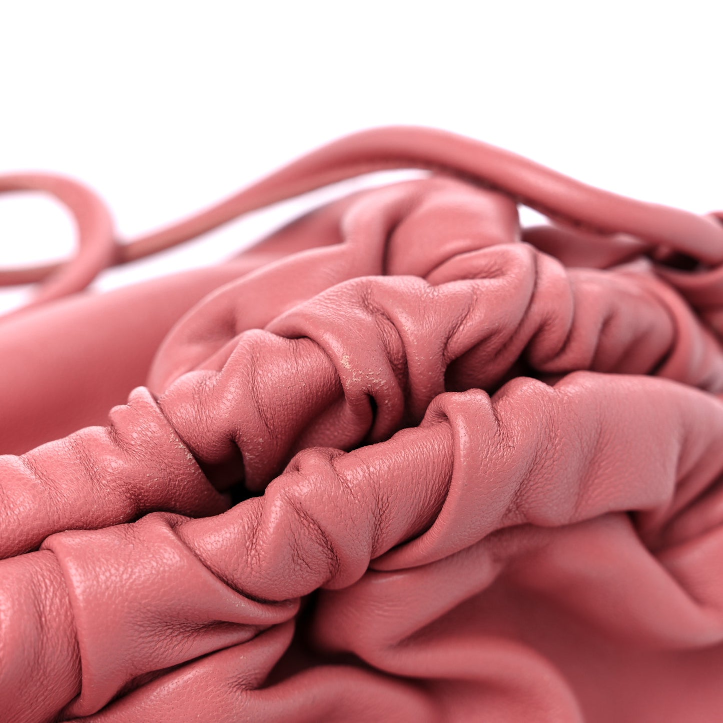 Lambskin Mini Cloud Clutch Blush
