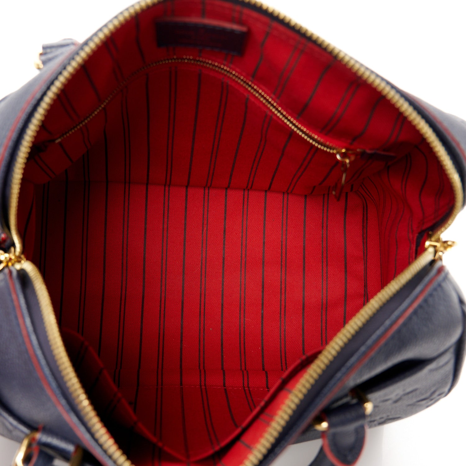 Louis Vuitton Empreinte Speedy Bandouliere 25 NM Marine Rouge 5 of 13