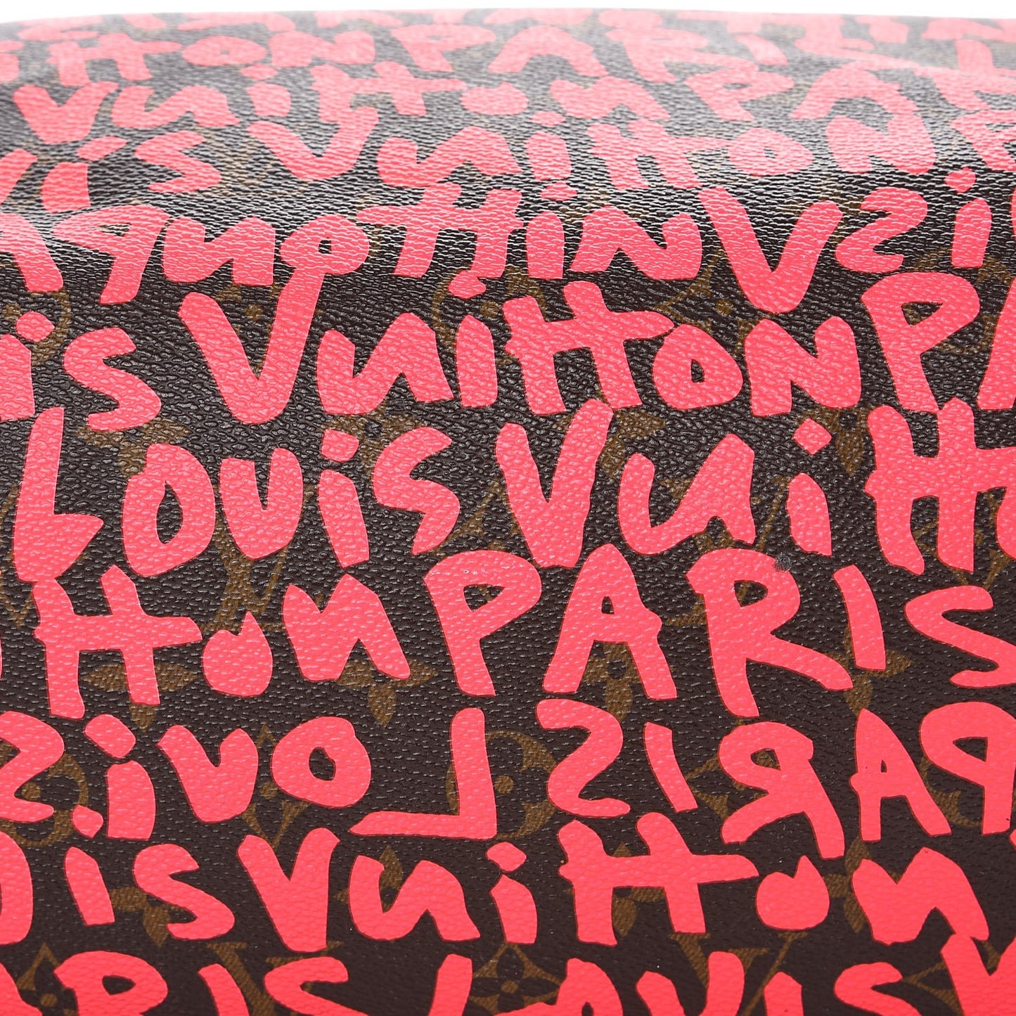 Monogram Graffiti Speedy 30 Fuchsia