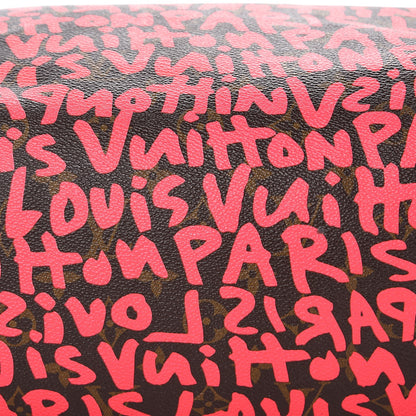 Louis Vuitton Monogram Graffiti Speedy 30 Fuchsia 9 of 9