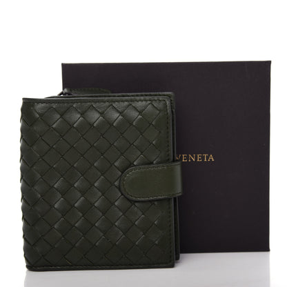Bottega Veneta Nappa Intrecciato Mini Wallet Moss 9 of 9
