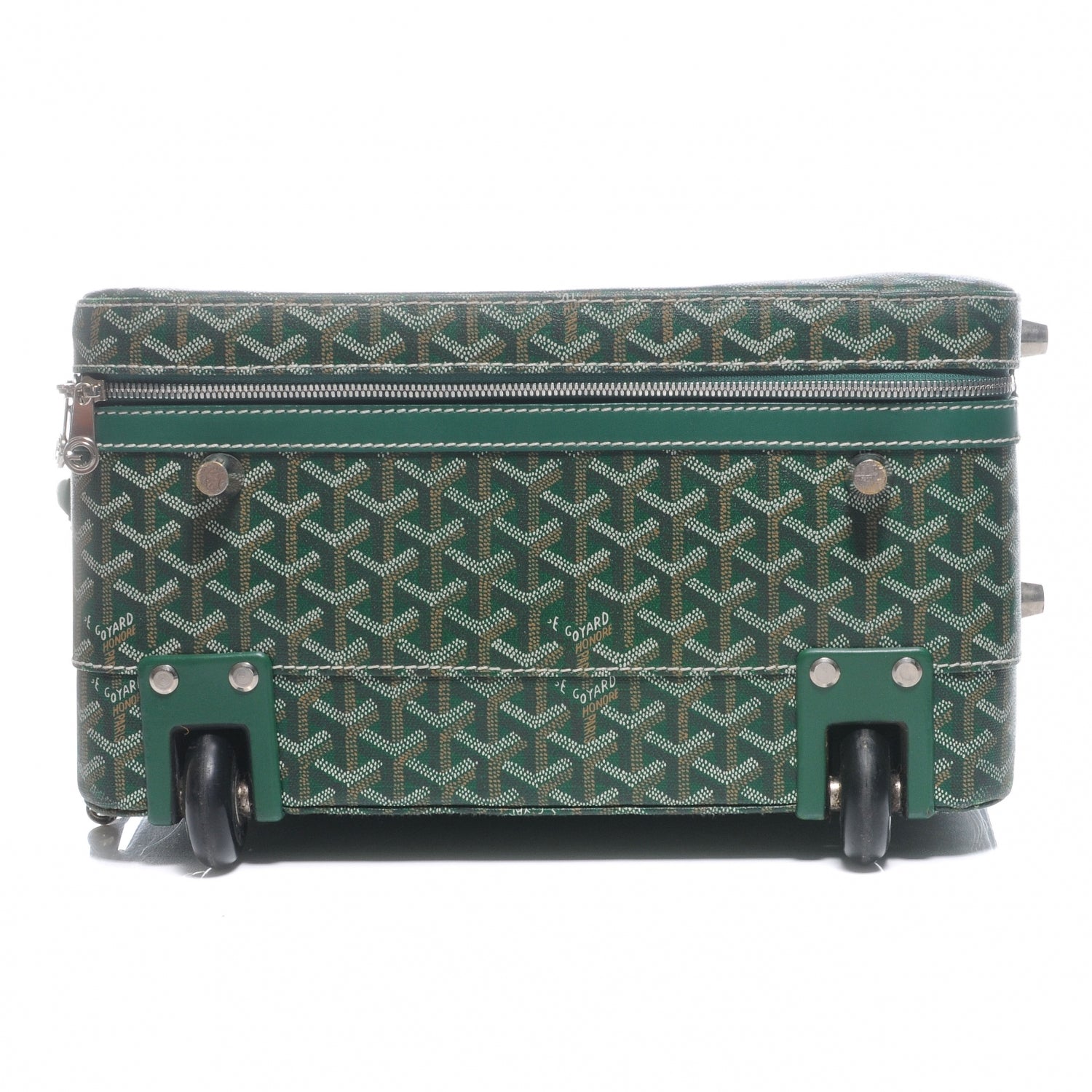 Goyard Goyardine Rolling Suitcase Trolley PM Green 7 of 11