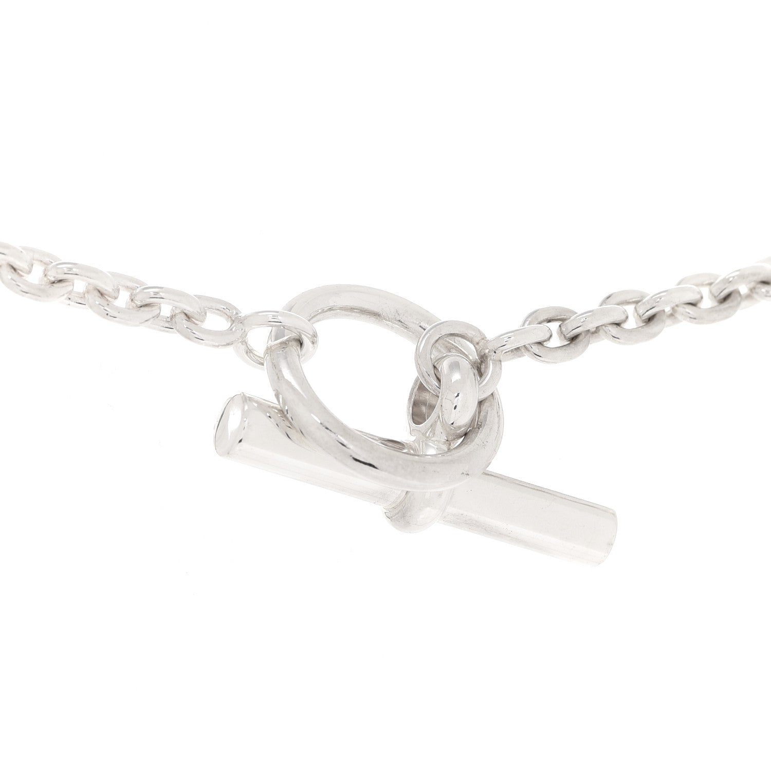 Hermes Sterling Silver Farandole Necklace 80 5 of 6