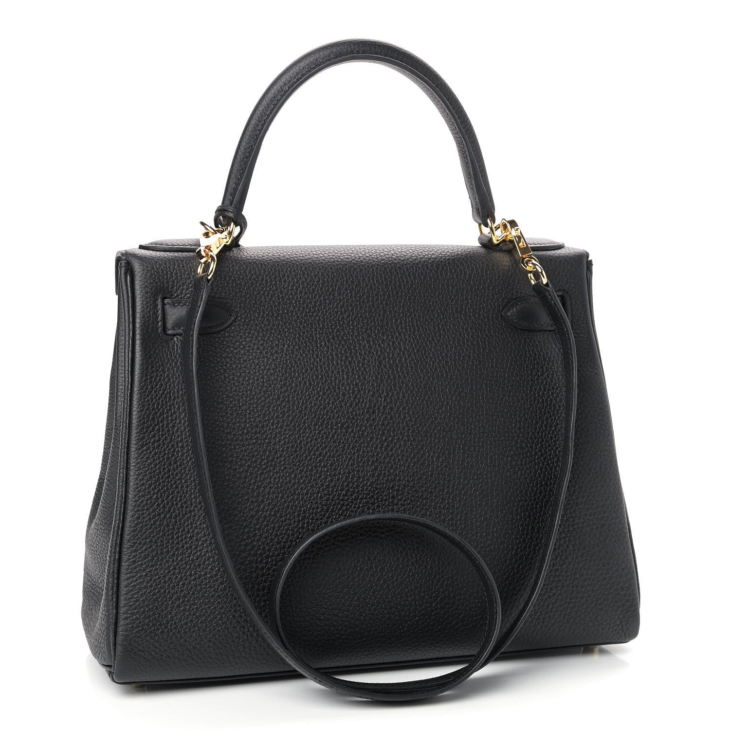 Hermes Togo Kelly Retourne 28 Black 3 of 12