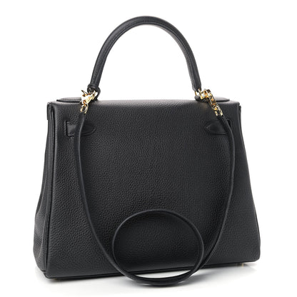 Hermes Togo Kelly Retourne 28 Black 3 of 12